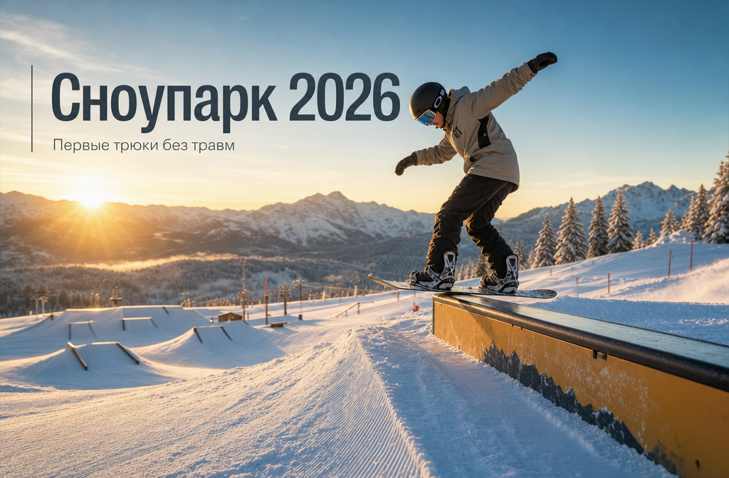 Сноупарк: трюки и фигуры для новичков 2026